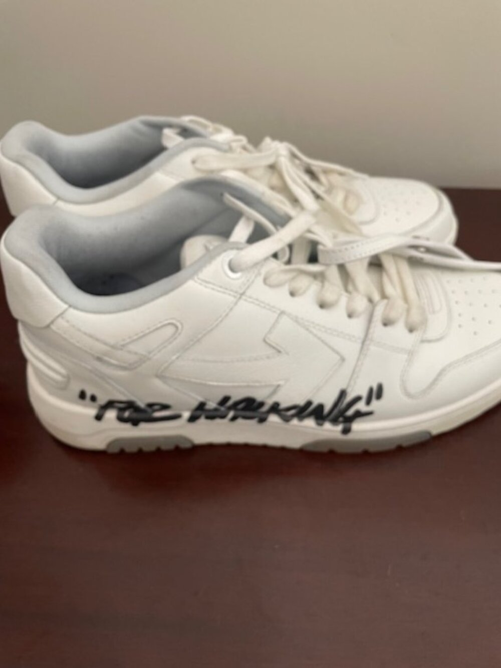 Off-White Brand Sneakers ( FOR WALKING) Signature Men Size 11 - 44